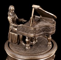 Mozart Figur auf Spieluhr - Die Zauberflöte