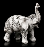 Elephant Figurines - Henna Harmony - Set of 2