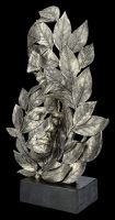 Skulptur aus Blättern - Natürliche Emotion - Umarmung