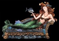 Meerjungfrauen Figur - Firana mit Fisch