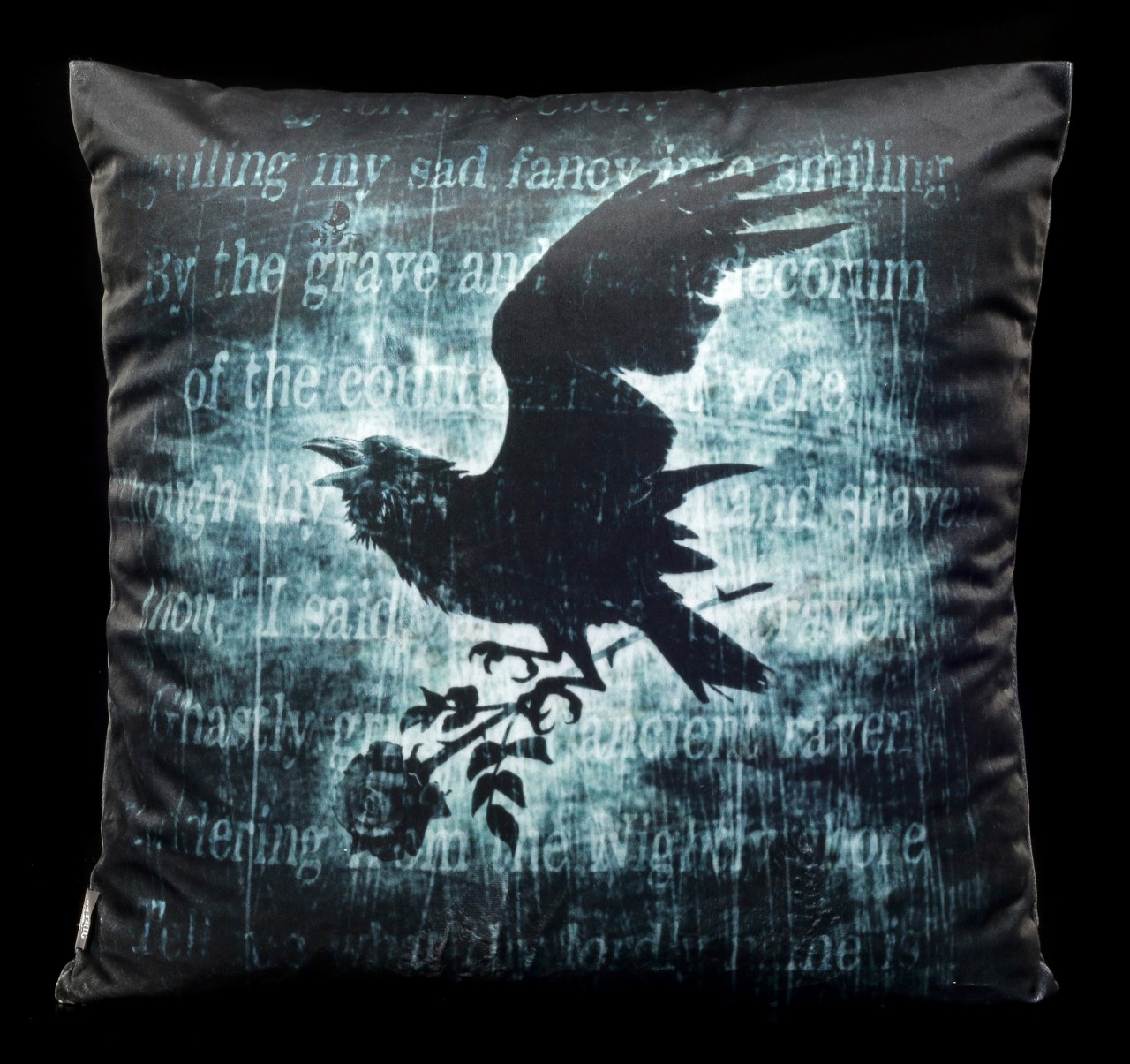 Cushion with Raven - Nevermore