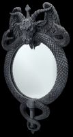 Wall Mirror - Baphomet with Serpents