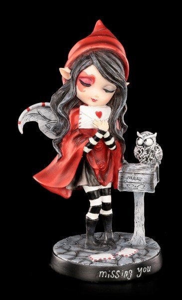 Fairy Figurine with Owl - Missing You