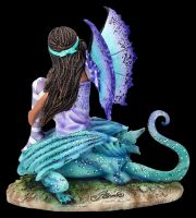 Elfen Figur mit Drache - Dragon Perch by Amy Brown