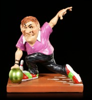 Bowling Player Figurine throws Ball - Funny Sports