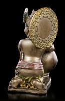 Baby Krishna Figurine steals Butter - bronzed