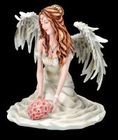 Engelfigur - Schutzengel Calien mit Rosen