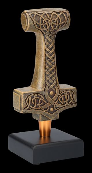 Beer Tap Handle - Thor's Hammer bronze coloured