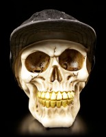 Gangster Totenkopf mit Goldzähnen - Thug Life