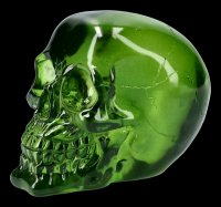 Totenkopf - transparent grün