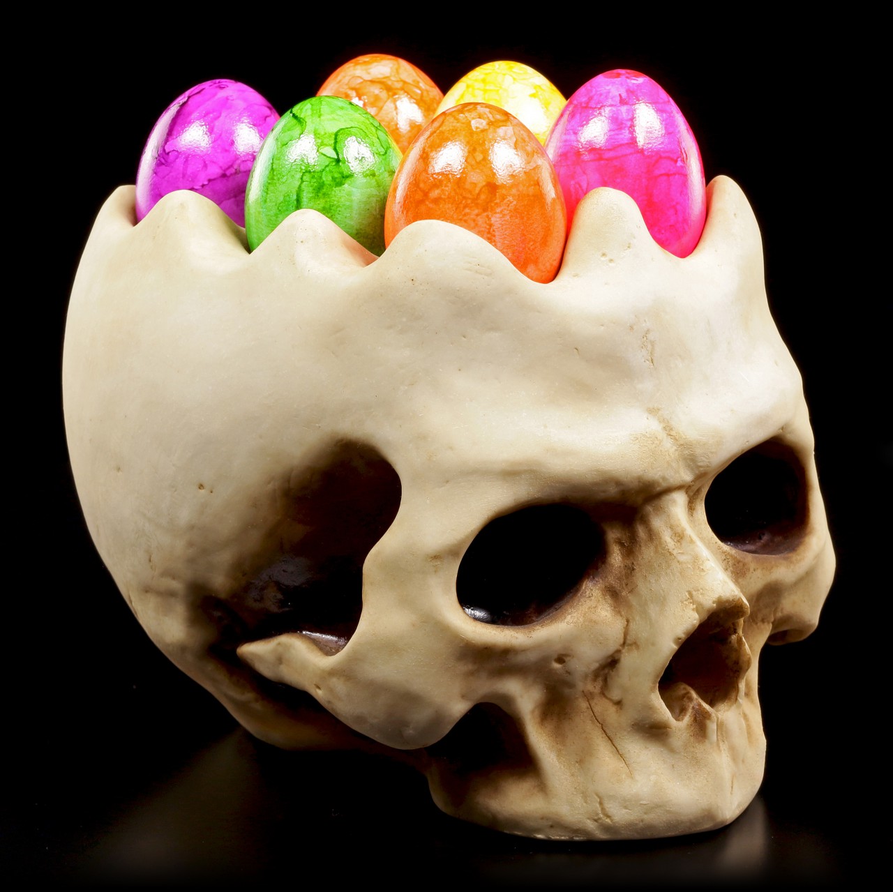 Totenkopf Eierbecher - Egg Head