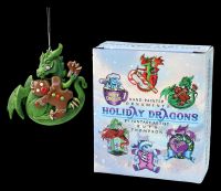 Christmas Tree Decoration - Dragon with Gingerbread
