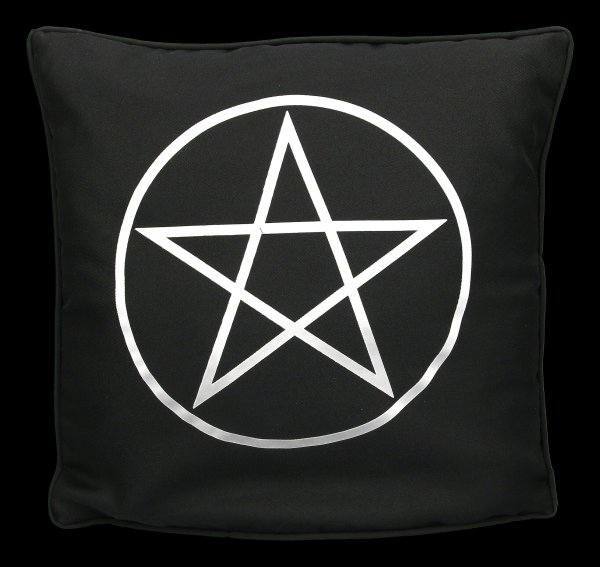 Black Cushion - Pentagram