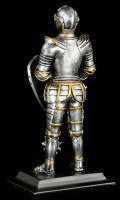 Knight Figurine with Spike Mace & Shield