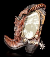 Wild West Picture Frame - Pistol with Cowboy Boots