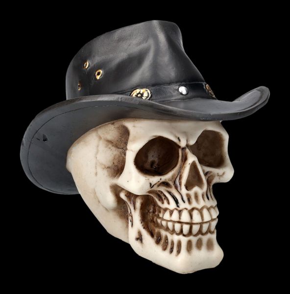 Skulls Gothic Fantasy Skull With Adventurer Hat Ornament 