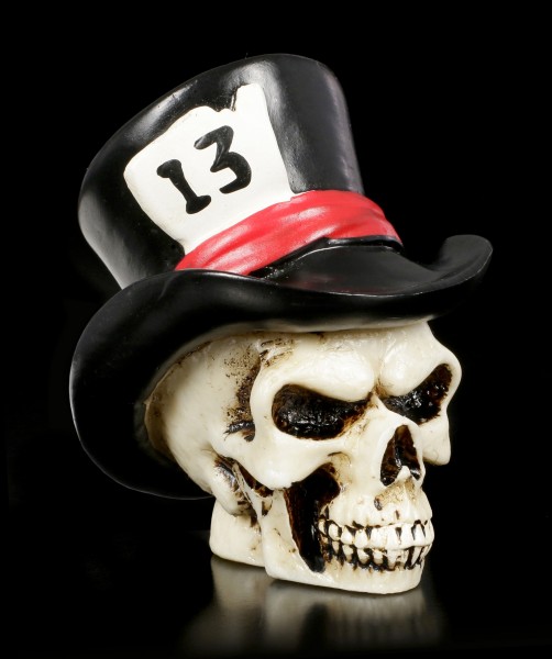 Nasty Skull with Cylinder - Lucky 13