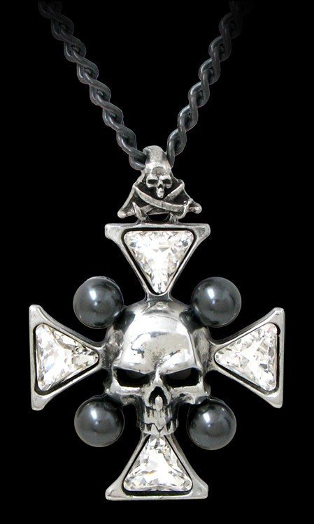 Alchemy Gothic Halskette - St John's Crystalbone Cross