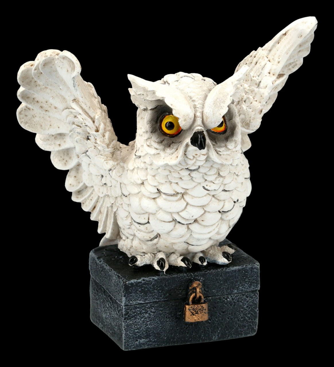 White Owl Figurine - Archimedes