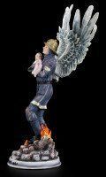 Schutzengel Figur - Feuerwehrmann rettet Baby
