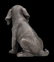 Hundefigur - Welpe bronziert