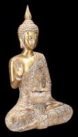 Buddha Tealight Holder - gold-coloured