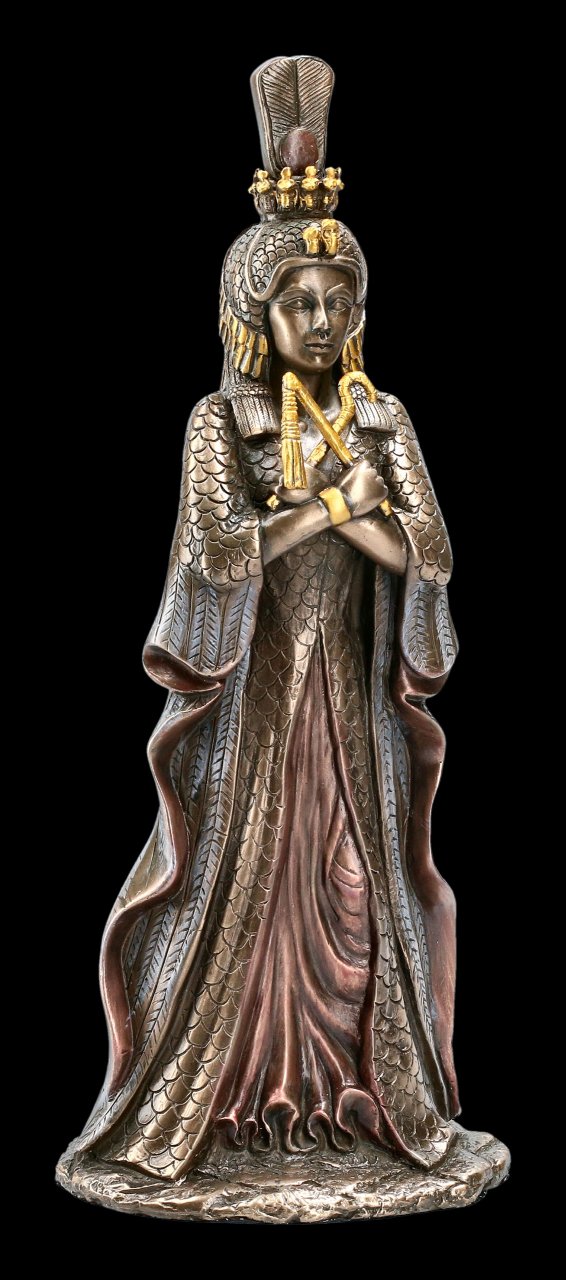 Kleopatra Figur - bronziert