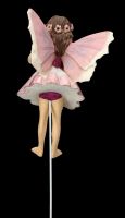 Fairy Figurine to Stick - Heliotrope Fairy