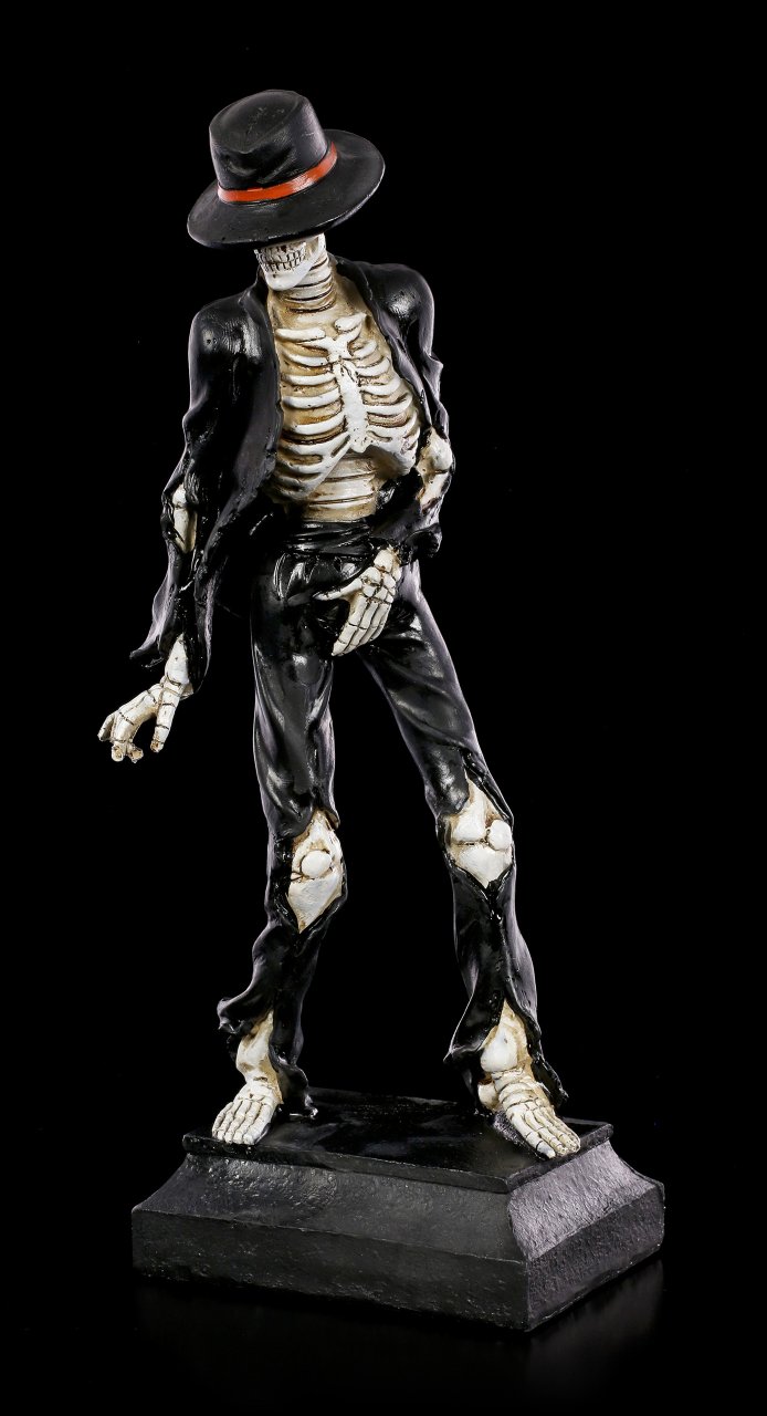 Skeleton Figurine - Dancer in black Suit