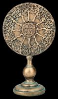 Altar Sculpture - Wheel of Life Pentagram