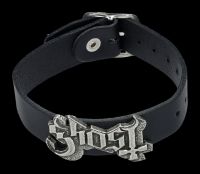 Leather Wriststrap Ghost - Logo