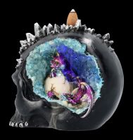 Skull Backflow Incense Burner - Crystal Hatchling