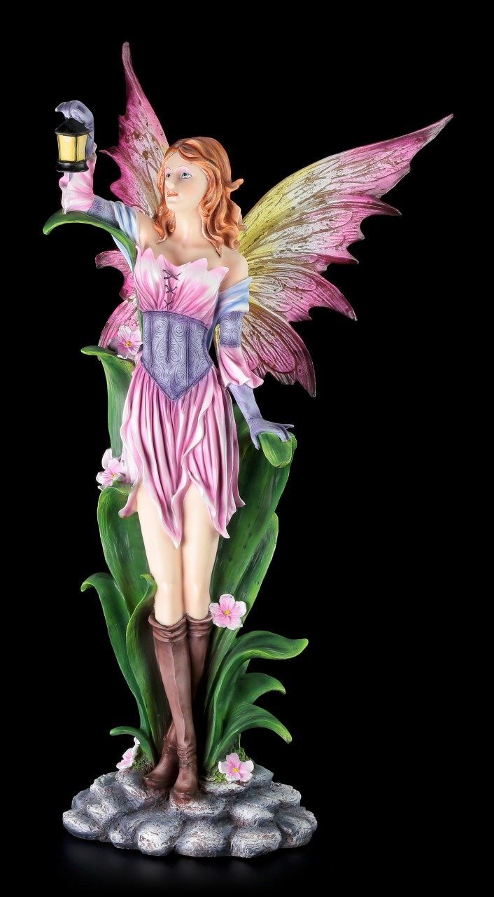 Fairy Figurine - Arela holds Lantern
