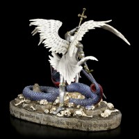 St. George Figurine with Dragon - Psalm 23 - colored