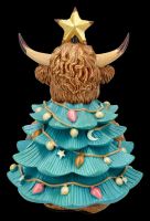 Highland Cow Weihnachtsbaum-Figur - Winter