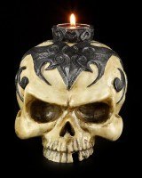 Tealight Holder - Tribal Skull