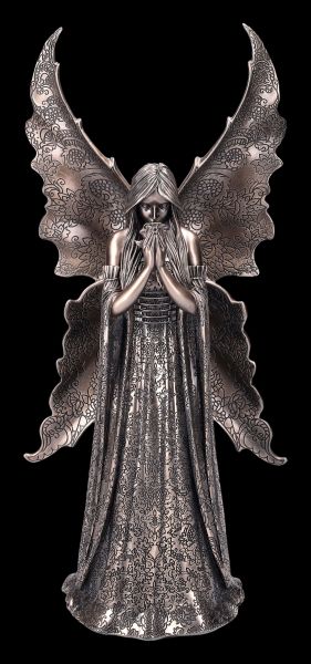 Angel Figurine - Only Love Remains bronzed