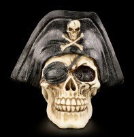 Totenkopf - Pirat mit Augenklappe