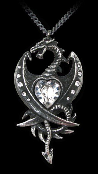 Alchemy Gothic Pendant - Diamond Heart