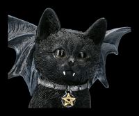 Black Bat Cat Figurine - Vampuss