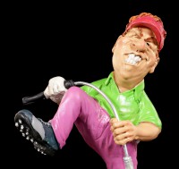 Golf Player Figurine breaks his Club - Aaarrrg