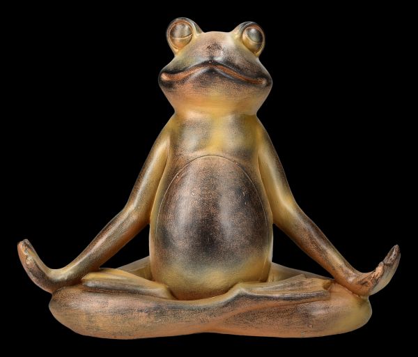 Garden Figurine - Meditating Frog Doing Yoga