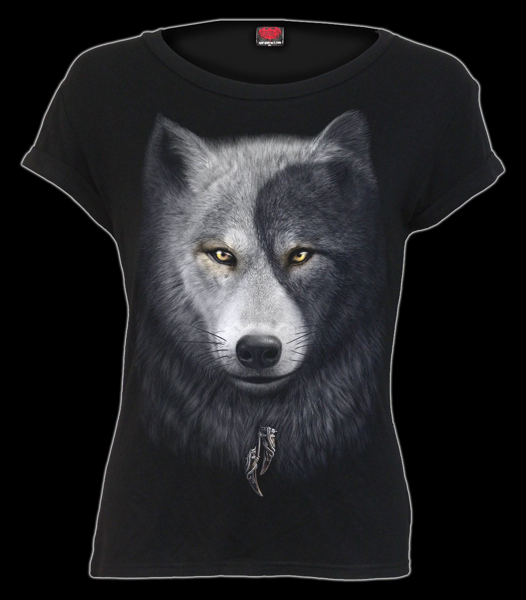Wolf Chi - Women Boatneck Top