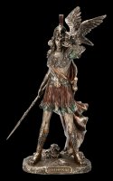Athena Figur - Mit Speer und Eule