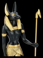 Anubis Figur mit Stab