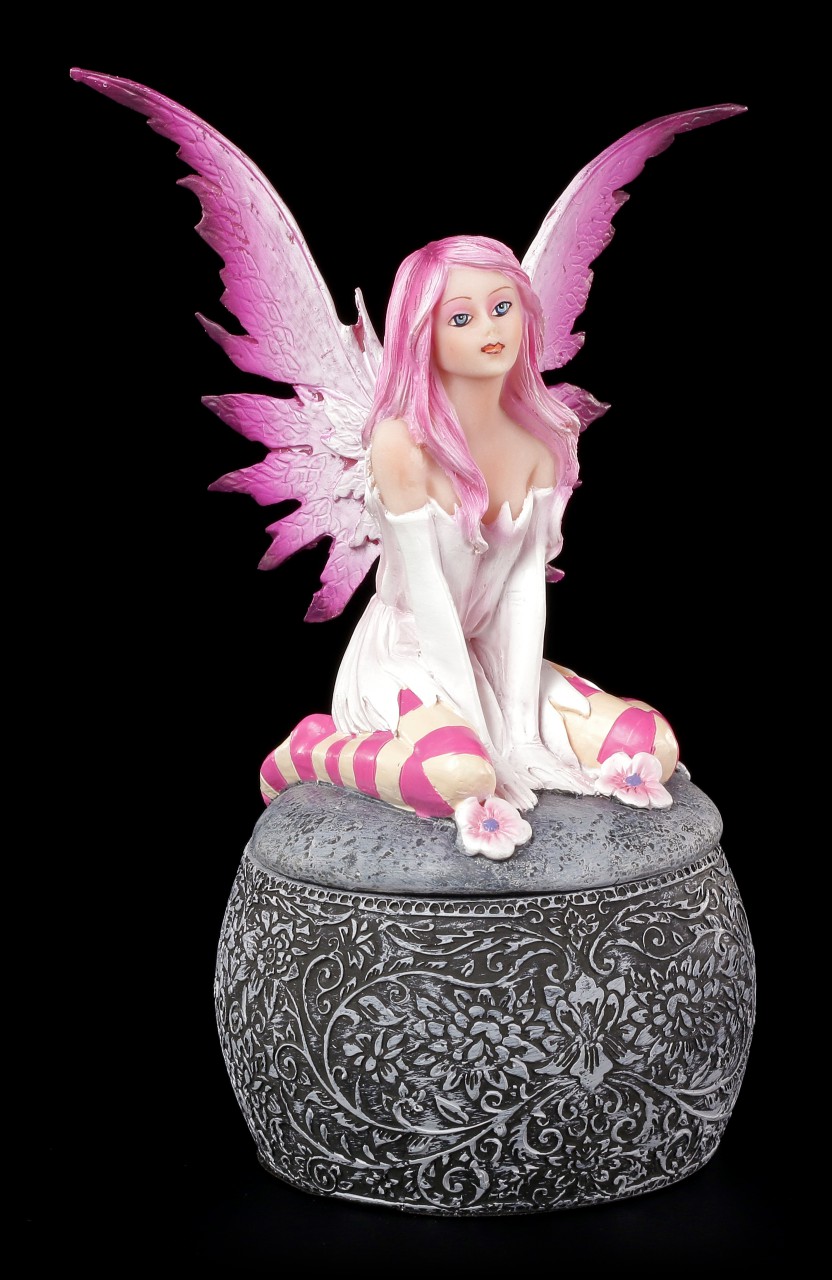 Fairy Figurine on Ball Casket - Edeline's Gift