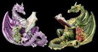 Drachenfiguren bunt 2er Set - Geschichten lesen