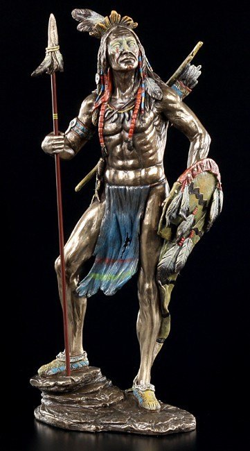 Indian Figurine - Sioux with Spear
