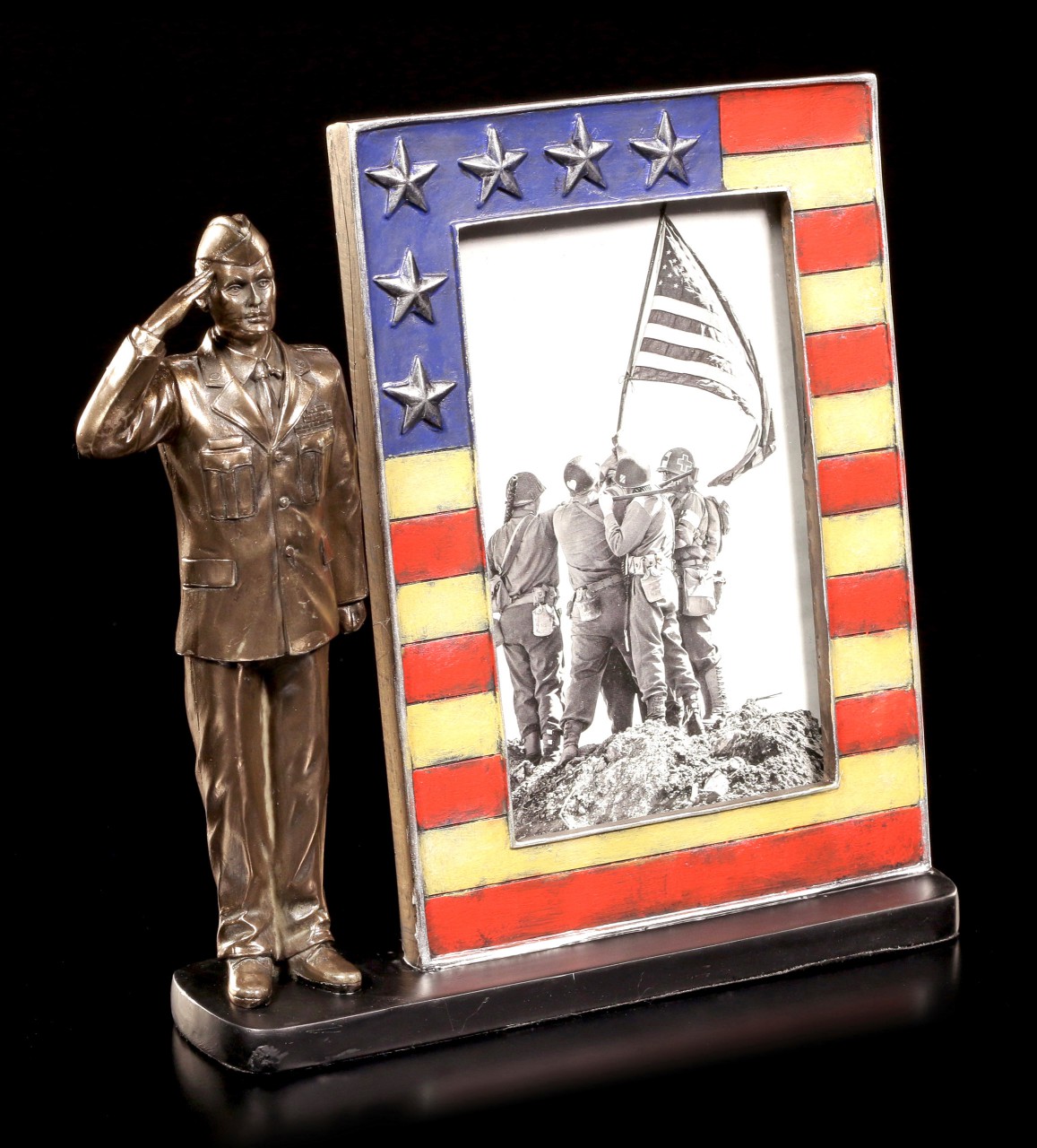 Picture Frame - Saluting US Air Force Soldier