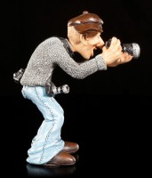Funny Job Figurine - Photographer with modern Camera